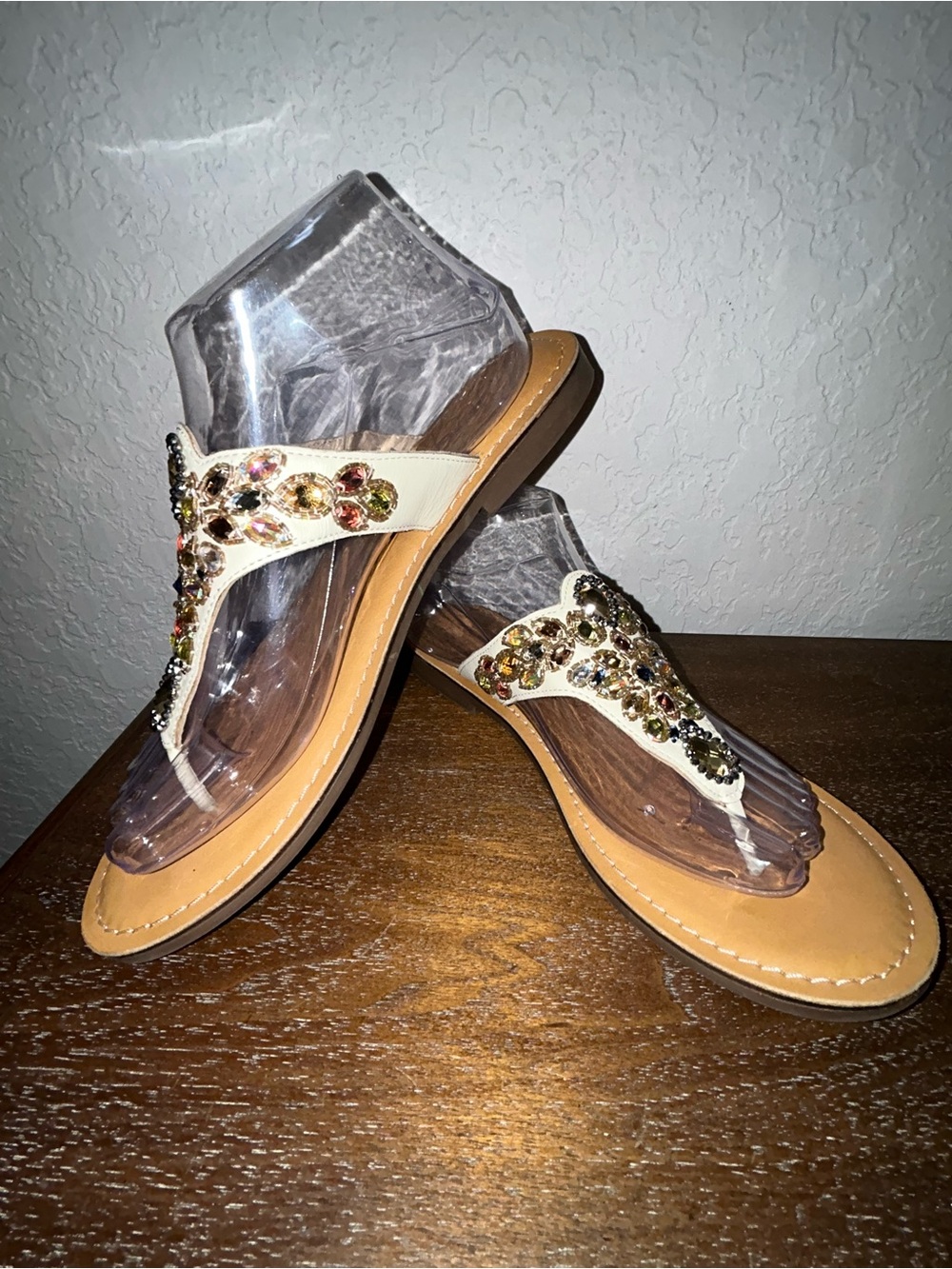 Brighton Ara Jewel Thong Slip On Sandal Shoes